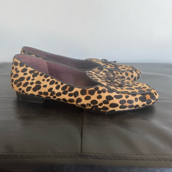 Kate Spade Animal Print Flats with Bow - Picture 2 of 4